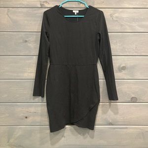 Tobi Black Long Sleeve Dress